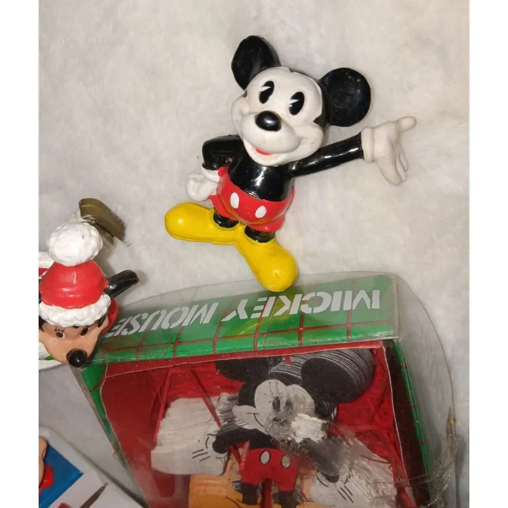 Lot vintage Mickey Mouse Rub-a-Dub Pipe Walt Disney China Mickey‎ Paper Ordament